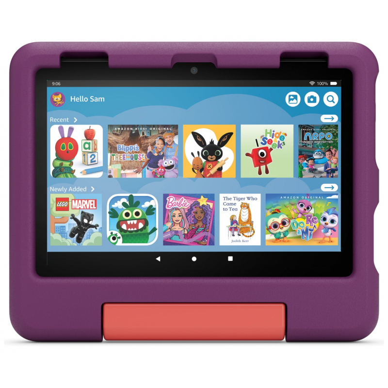 Amazon Fire HD 8 Kids Tablet (12th Generation,2024) - Grape