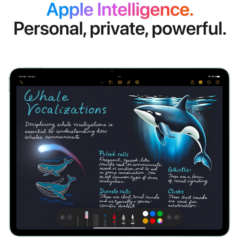 Apple iPad Air 2025 (WiFi, M3 Chip, 11-inch, 256GB) - Starlight