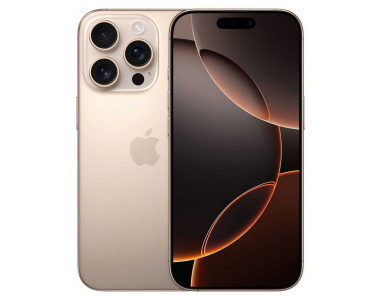 Apple iPhone 16 Pro (128GB) -  Desert Titanium (US Spec, E-Sims only)