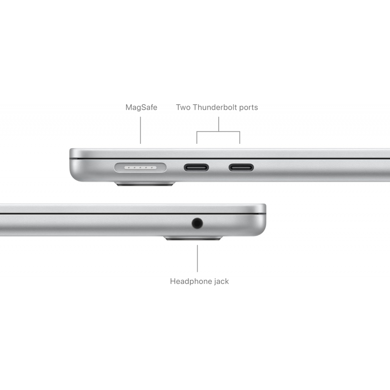 Apple MacBook Air 2024 (13.6-inch, M3, 16GB + 256GB SSD) - Silver