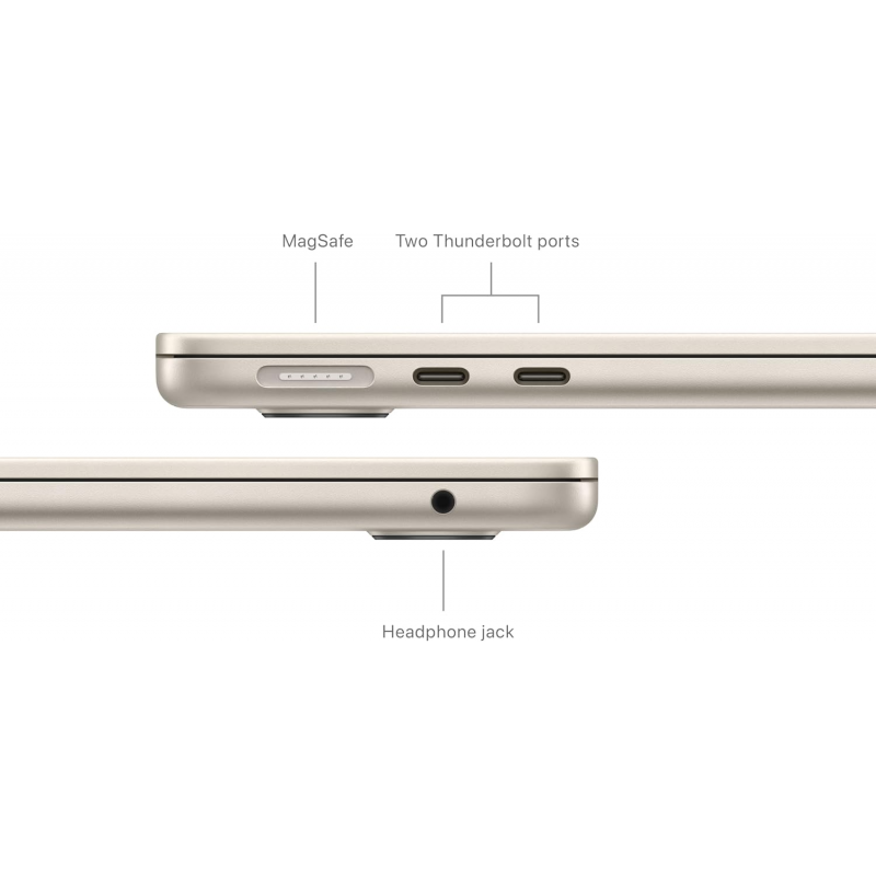Apple MacBook Air 2024 (13.6-inch, M3, 16GB + 256GB SSD) - Starlight