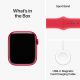 Apple Watch Series 9 (GPS, 41mm) - Red Aluminium Case with M/L Red Sport Band