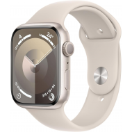 Apple Watch Series 9 (GPS, 41mm) - Starlight Aluminium Case with M/L Starlight Sport Band