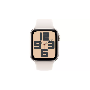 Apple Watch SE 2024 2nd Generation (GPS, 40mm) - Starlight Aluminium Case with M/L Starlight Sport Band