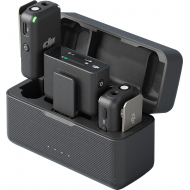 DJI Mic FCC (2TX+1RX+Charging Case) Wireless Lavalier Microphone