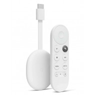 Google Chromecast with Google TV 4K and Voice Remote - Snow