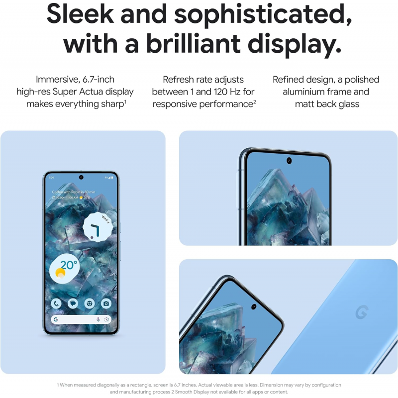Google Pixel 8 Pro 5G Smartphone (12+128GB) - Procelain