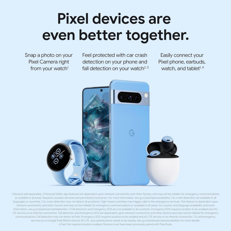 Google Pixel 8 Pro 5G Smartphone (12+128GB) - Procelain
