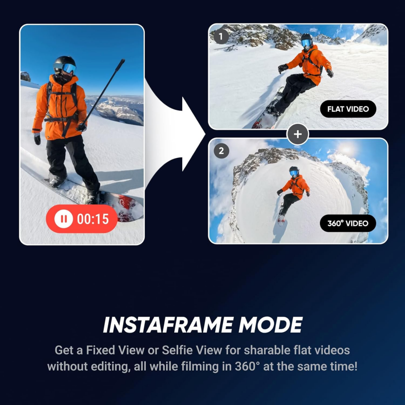 Insta360 X5 - Waterproof 360 Action Camera