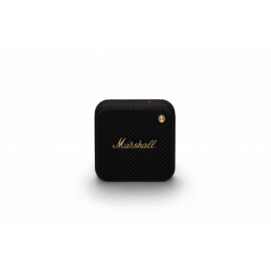 Marshall Willen Portable Bluetooth Speaker black & brass 