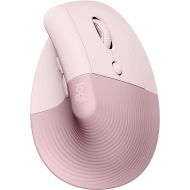 Logitech Lift Vertical Ergonomic Mouse, Wireless - Rose
