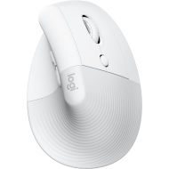 Logitech Lift Vertical Ergonomic Mouse, Wireless - White