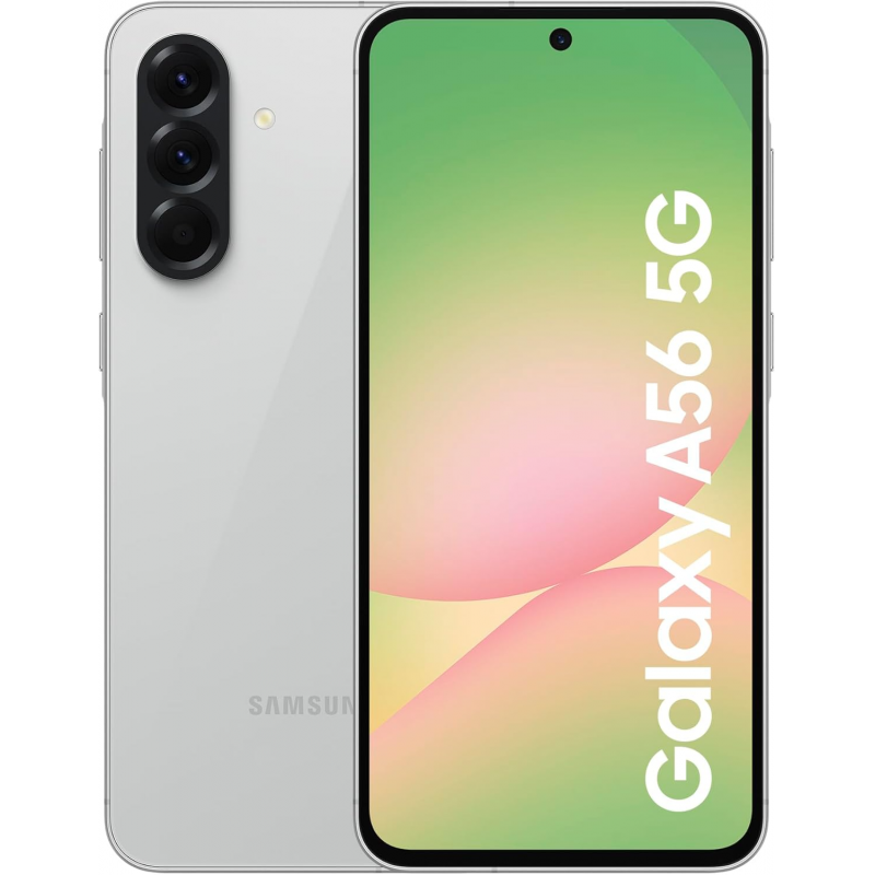 Samsung Galaxy A56 5G Smartphone (Dual-SIMs, 8+256GB) - Awesome Lightgrey