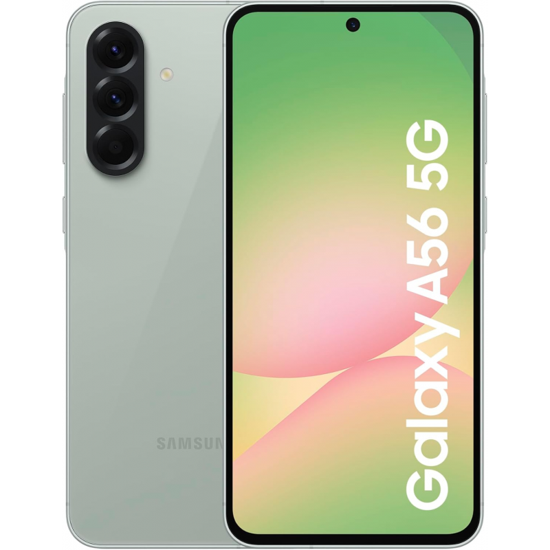 Samsung Galaxy A56 5G Smartphone (Dual-SIMs, 8+128GB) - Awesome Olive