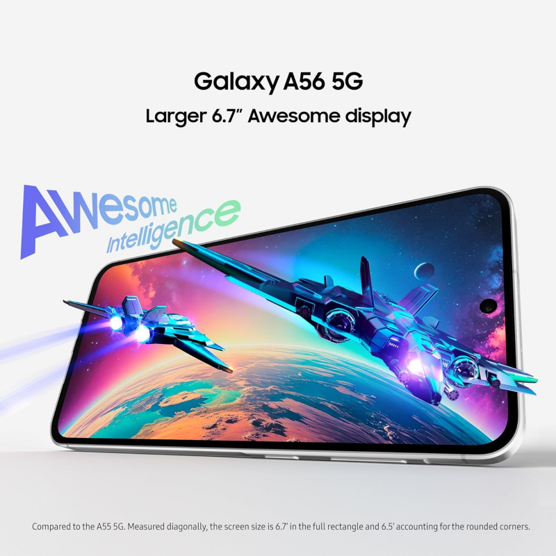 Samsung Galaxy A56 5G Smartphone (Dual-SIMs, 8+256GB) - Awesome Olive