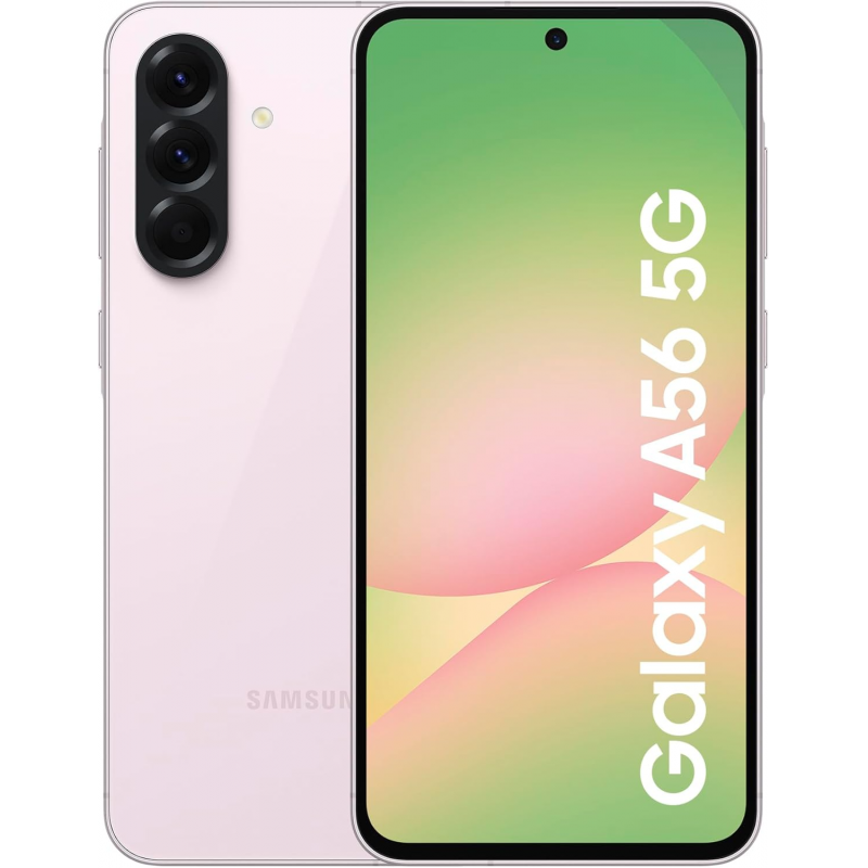 Samsung Galaxy A56 5G Smartphone (Dual-SIMs, 8+256GB) - Awesome Pink