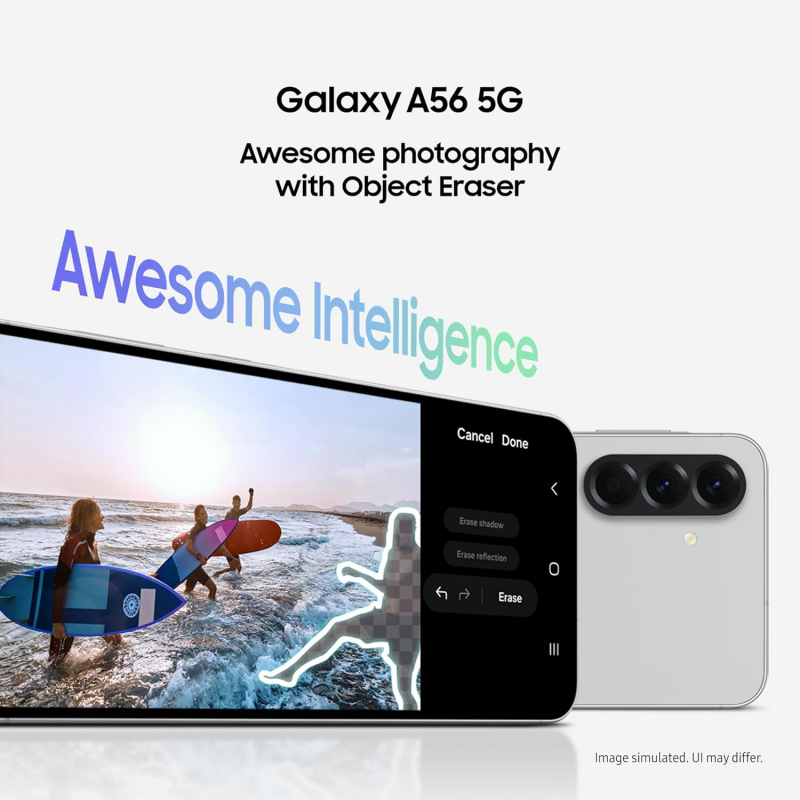 Samsung Galaxy A56 5G Smartphone (Dual-SIMs, 8+128GB) - Awesome Pink