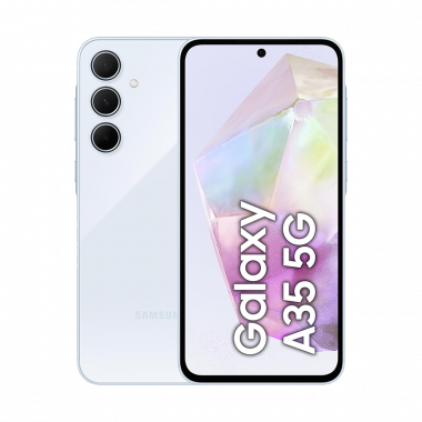 Samsung Galaxy A35 5G Smartphone (Dual-SIMs, 8+256GB) - Awesome Iceblue