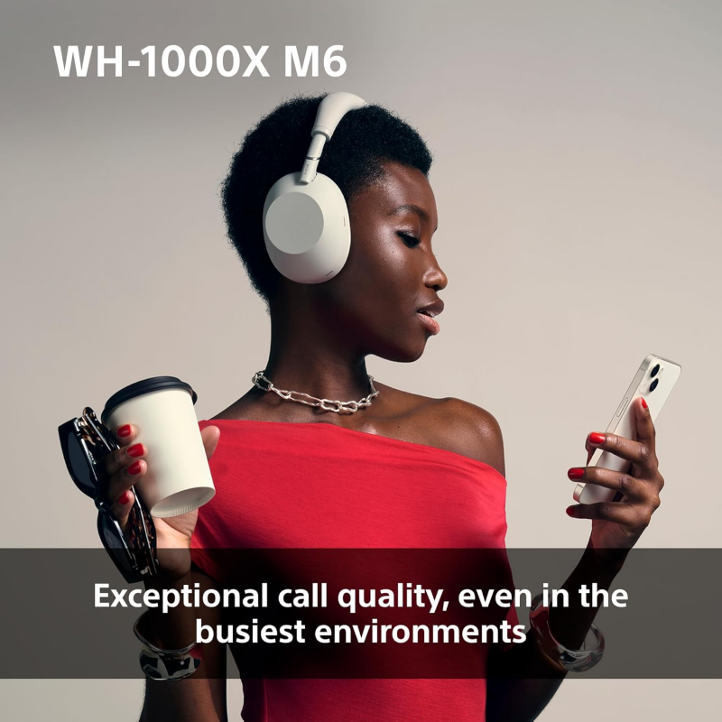 Sony WH-1000XM6 Wireless Noise Cancelling Headphones - Silver