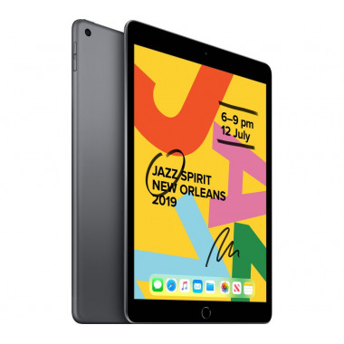 Renewed - Apple iPad 7th Generation (2019, 10.2-inch, Wi-Fi, 32GB) - Space Grey