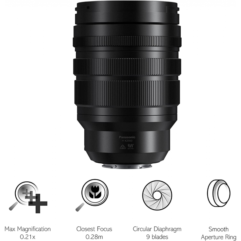 Panasonic Leica DG VARIO-SUMMILUX 25-50mm F1.7 ASPH Lens