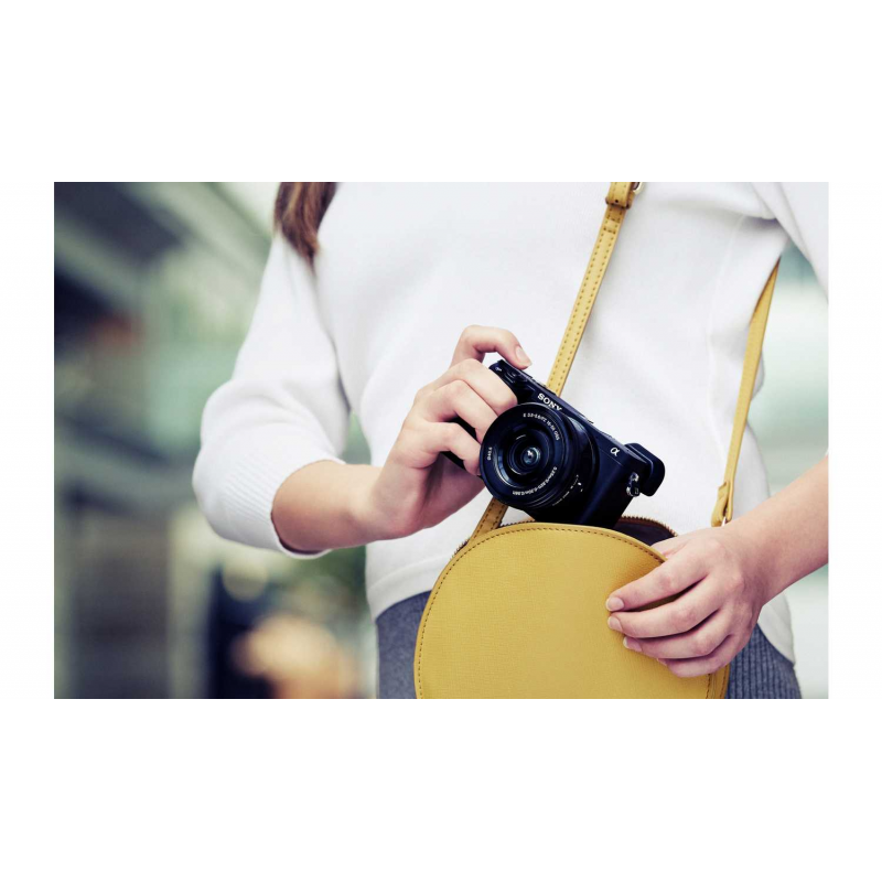 Sony Alpha ZV-E10L vlog camera with 16-50mm lens